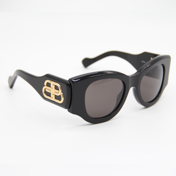 NEW BB0070S 006 NEW COLLECTION BLACK WOMEN BALENCIAGA SUNGLASSES BB0070S - Picture 8 of 15